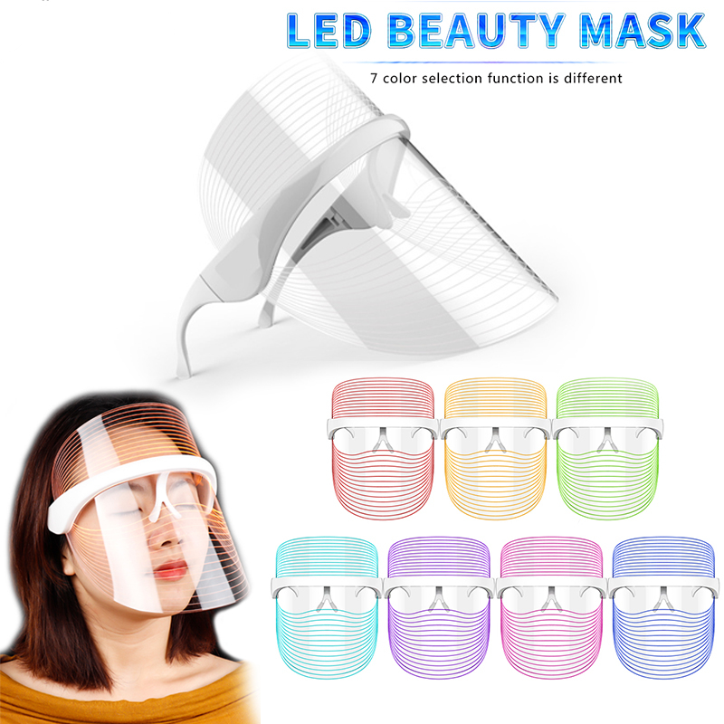 WellBrio GlowPro LED Face Mask — 7-Color Light Therapy