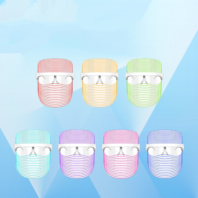 WellBrio GlowPro LED Face Mask — 7-Color Light Therapy